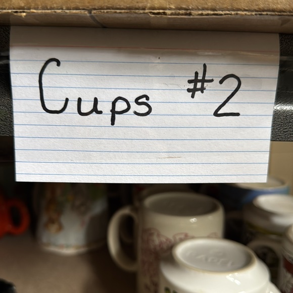 Vintage Poodle Head /Terriers Hand-Painted Ceramic Mini Cups - Picture 12 of 12